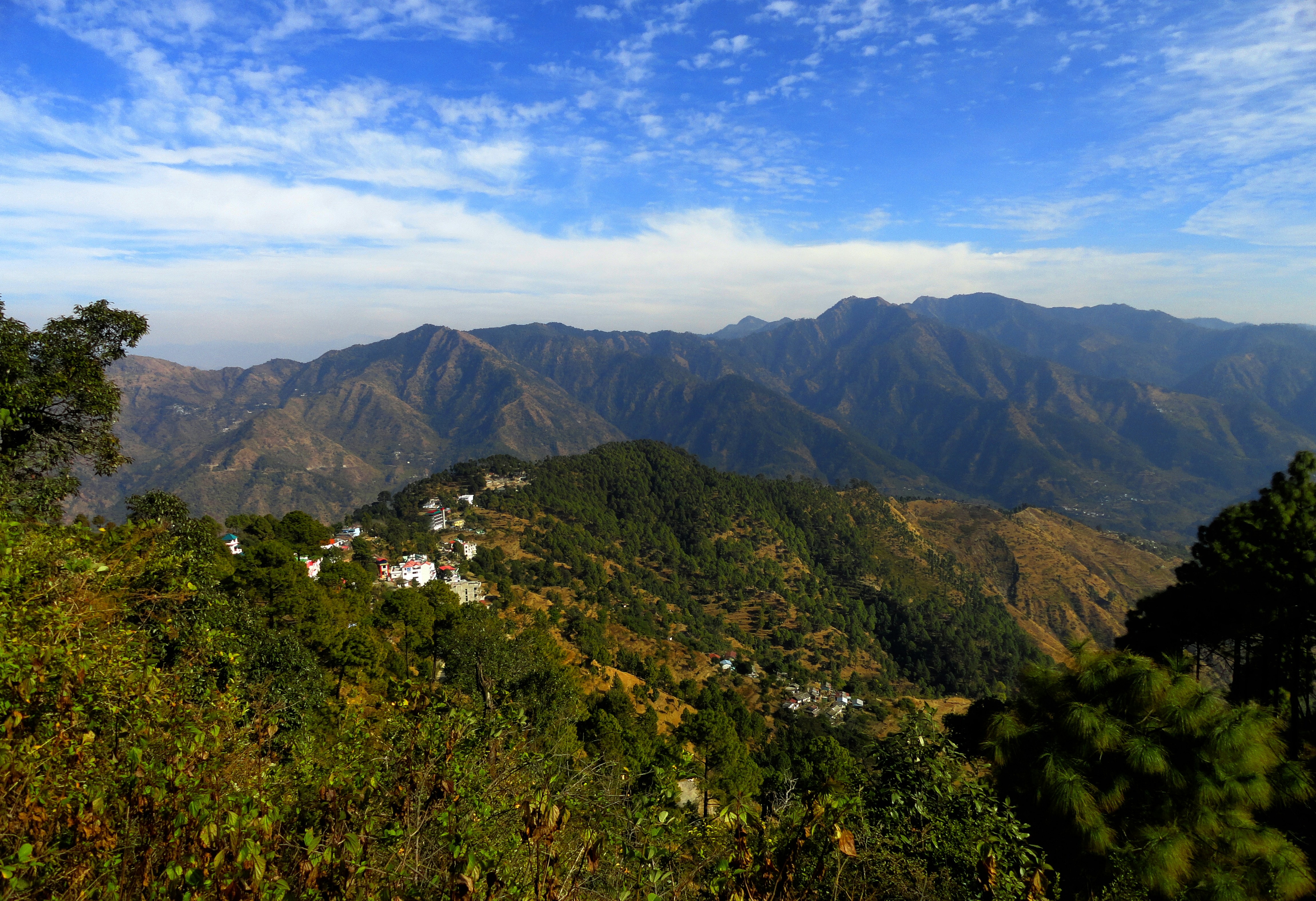 Forested cantonment town of Lansdowne, Uttarakhand